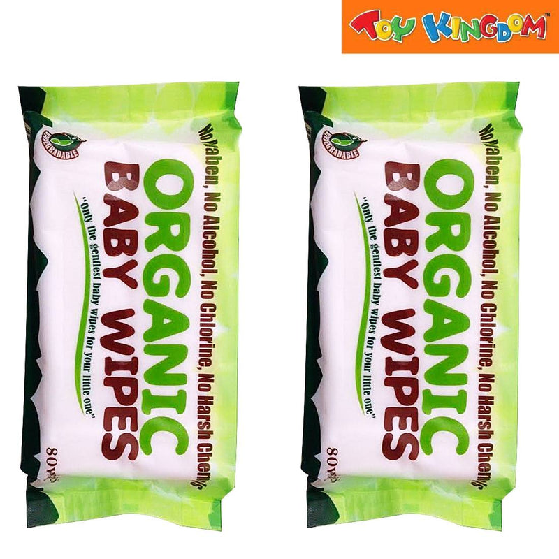 Organic Baby Wipes 80 sheets