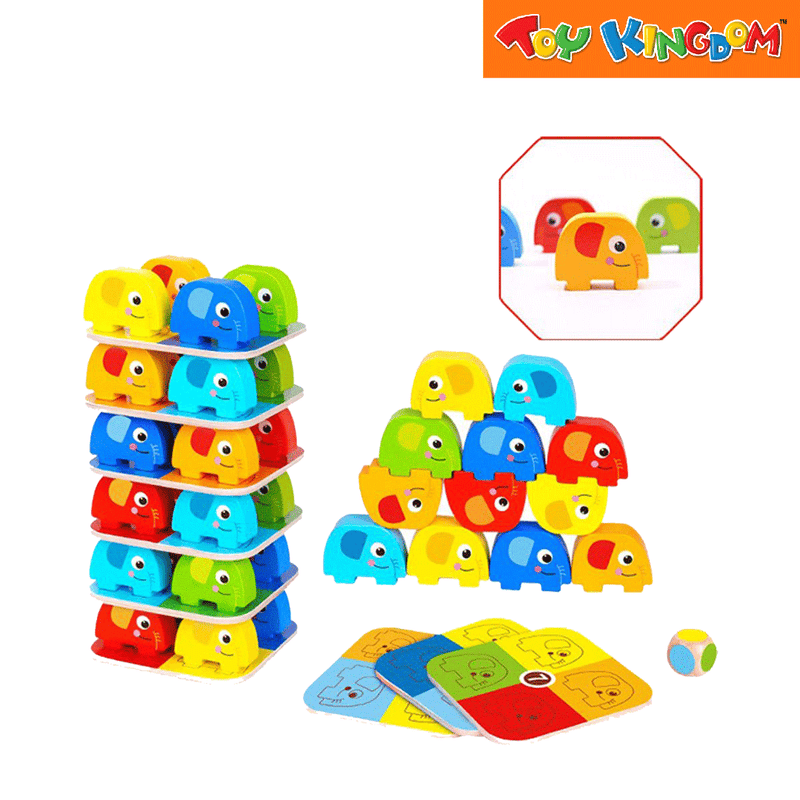 Tooky Toy Elephant Stacking Game