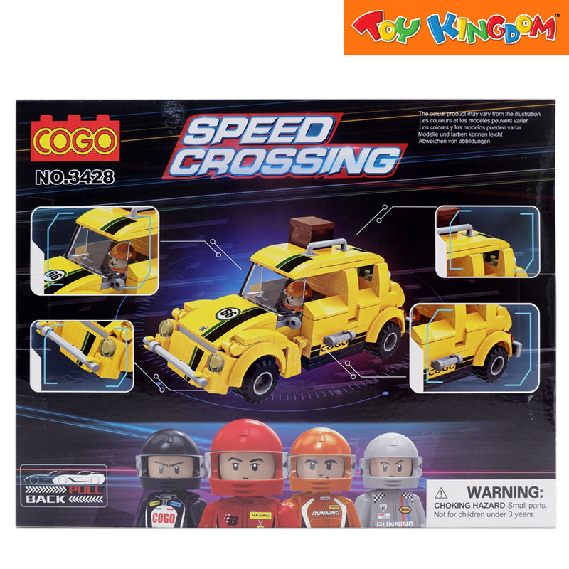 Cogo Speed Crossing Beetle Car Building Blocks