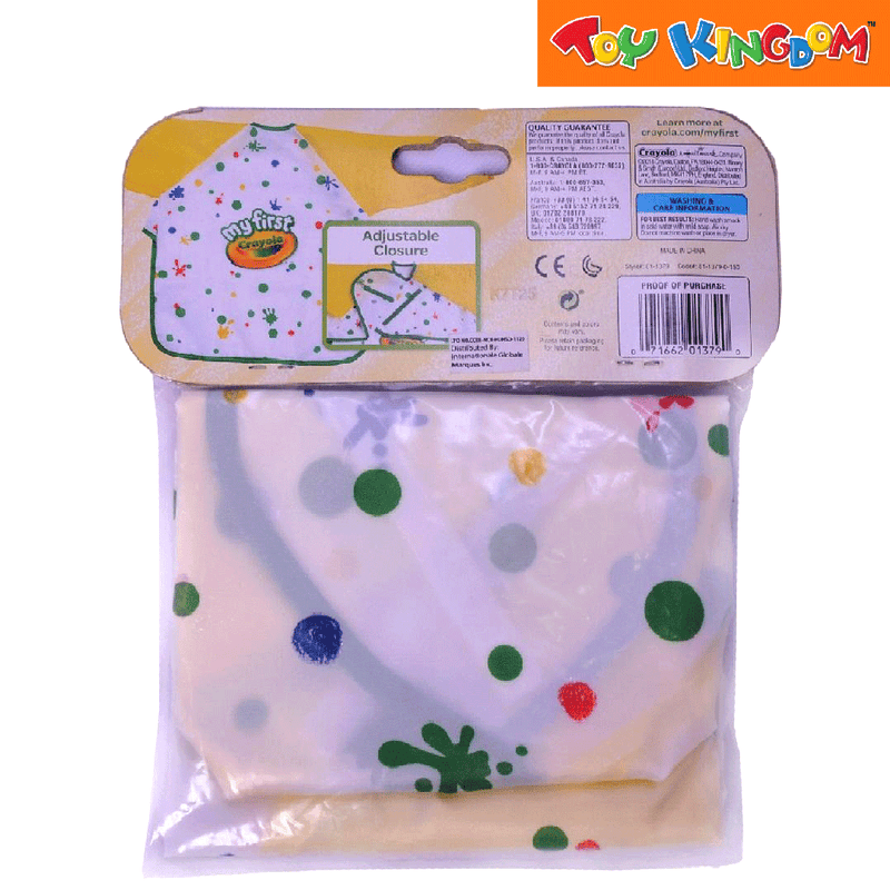 Crayola My First Art Smock for Kids-Color:Multicolor