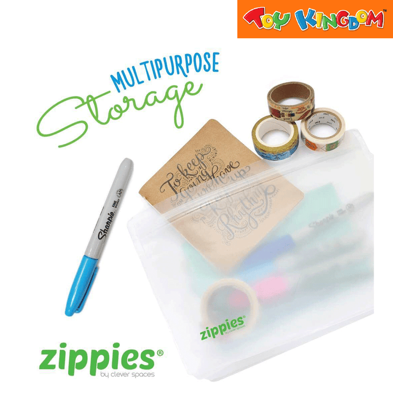 Zippies 3 pcs Sampler Pack Reusable Stand-Up Pouch