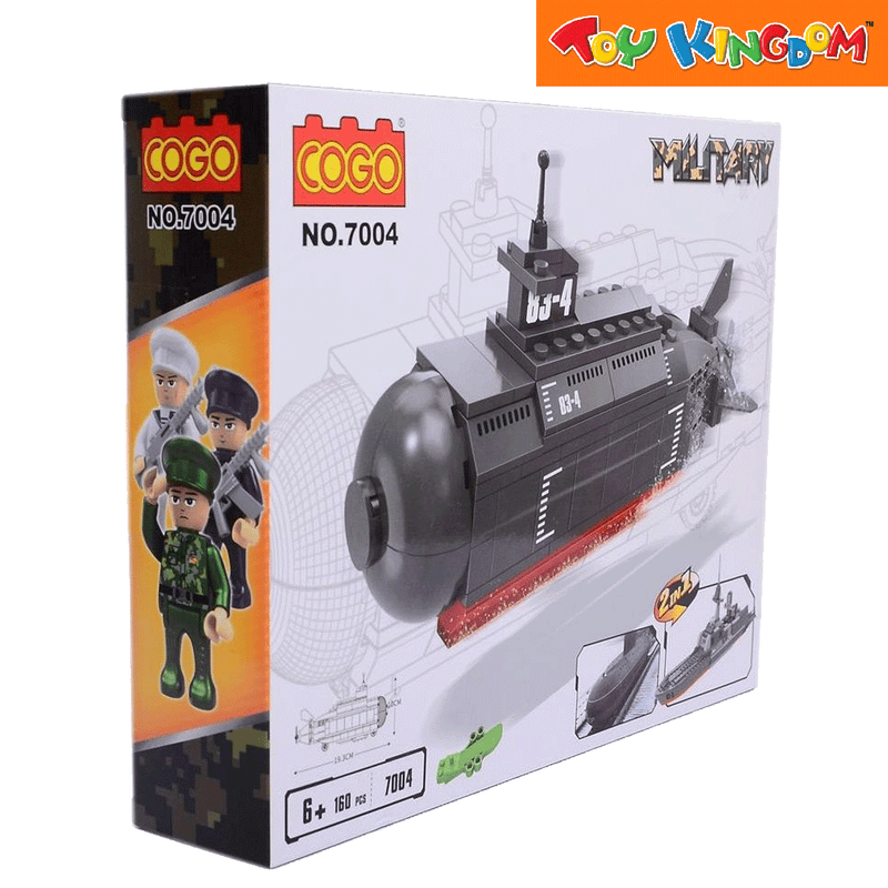 Cogo Military Submarine Building Blocks