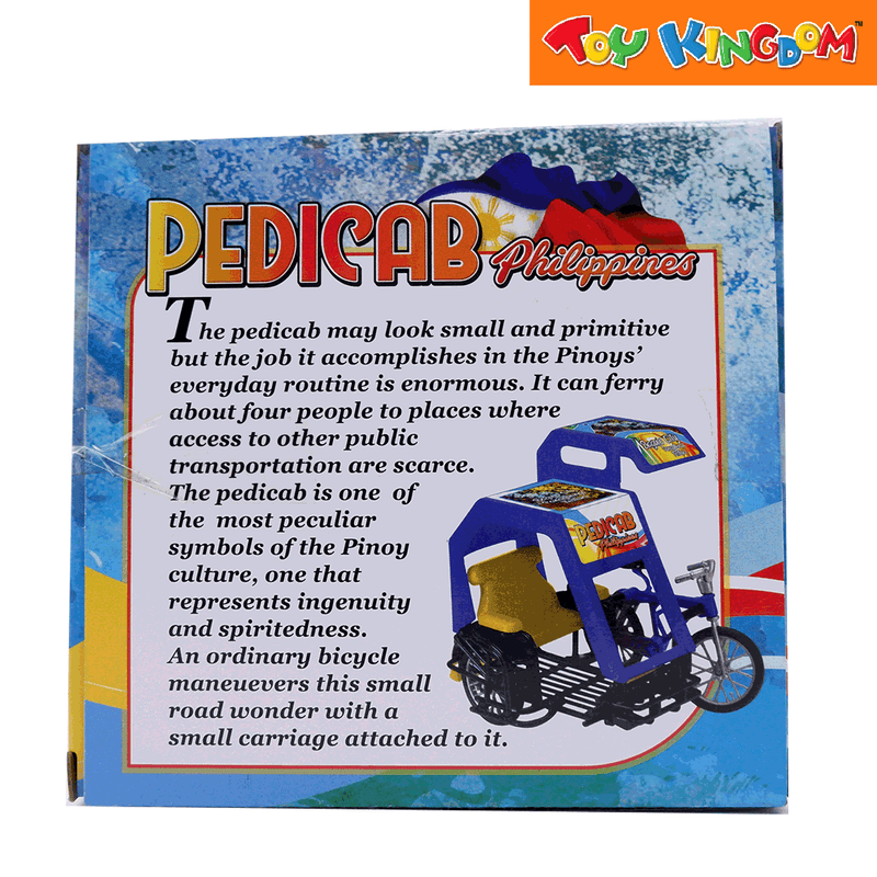 PhilCraft Philippine Pedicab Yellow Die-cast Vehicle