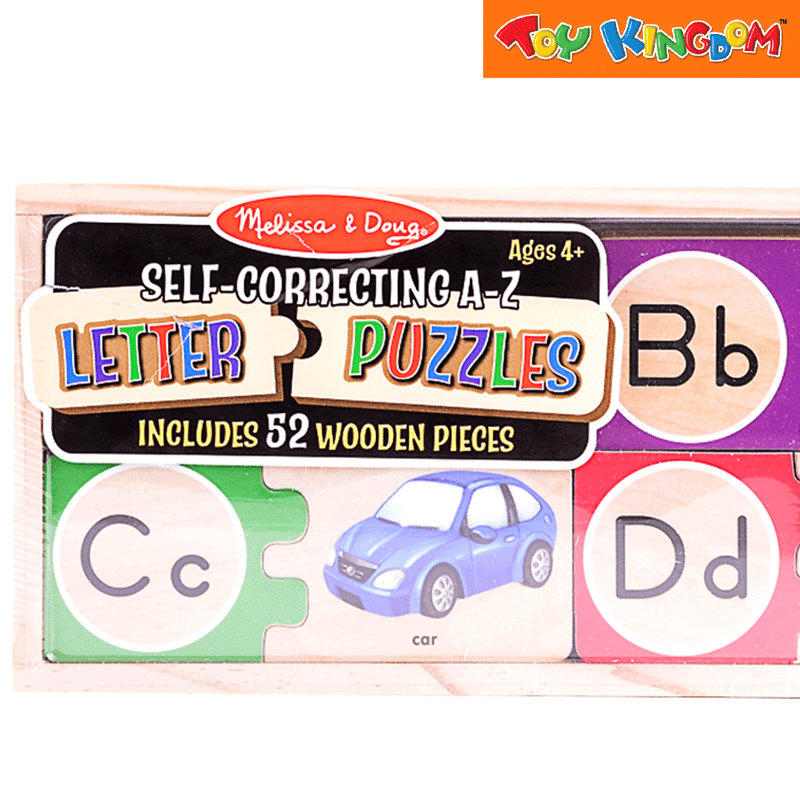 Melissa & Doug Self-Correcting Alphabet Letter Puzzles