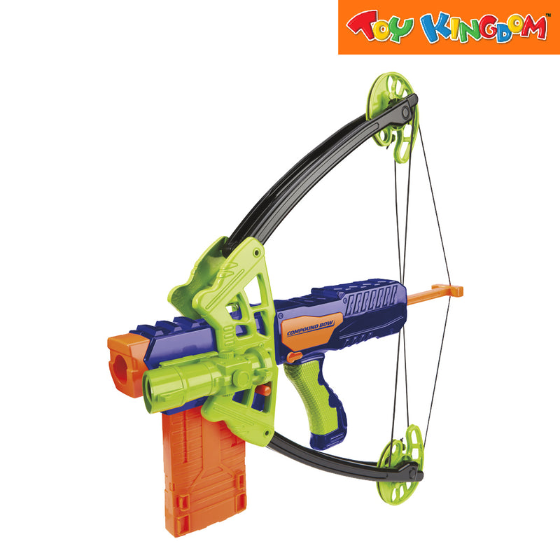 Buzz Bee Air Warriors Compound Bow with Flip Clip and 29 Darts Blaster