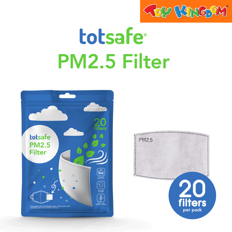 Totsafe PM2.5 20 pcs Disposable Mask Filters
