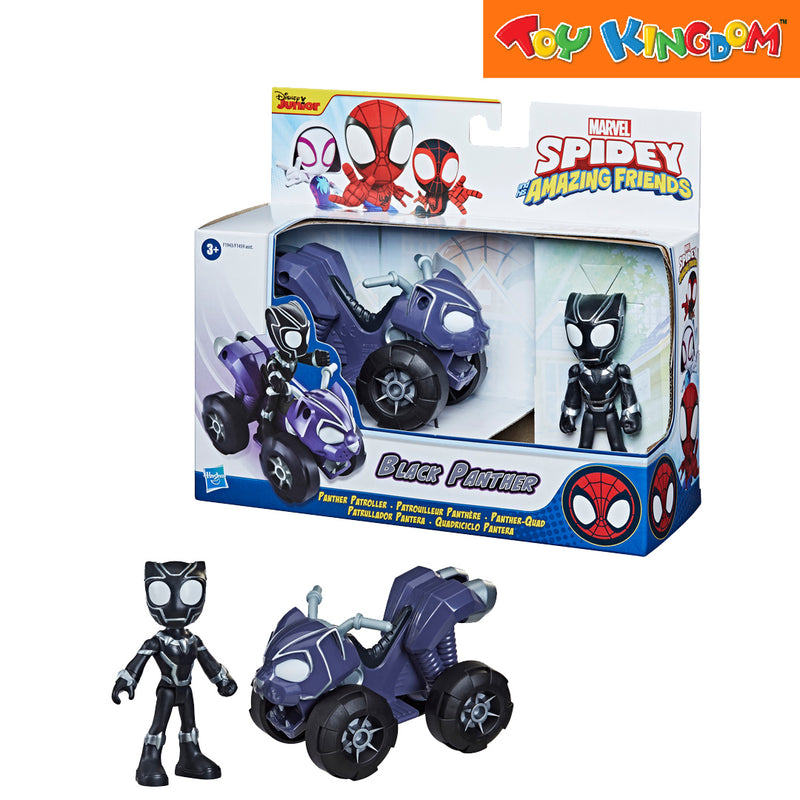 Disney Jr. Marvel Spidey and His Amazing Friends Black Panther Patroller
