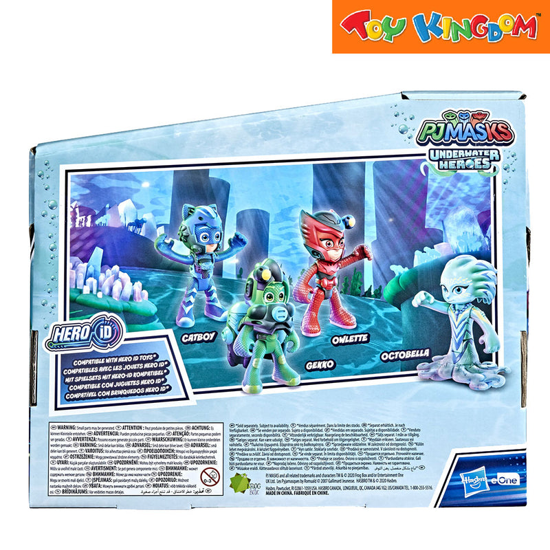 PJ Masks 4 Pack Underwater Heroes Dive Time Mission