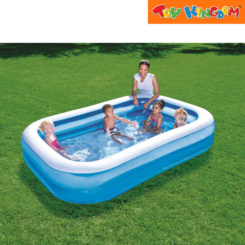 Bestway Blue 2.62m x 1.75m x 51cm Rectangular Swimming Pool