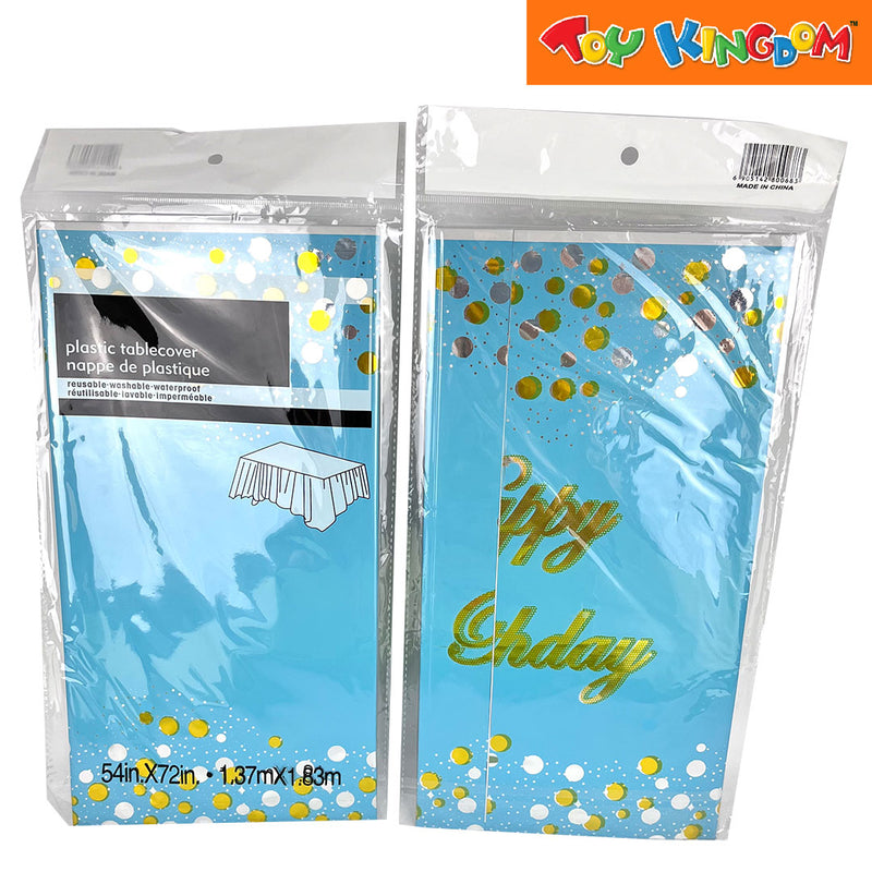 Printed Happy Birthday Table Cover