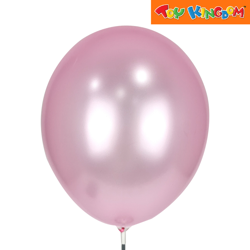 Pink 12 pcs 11 inch Plain Metallic Latex Balloons