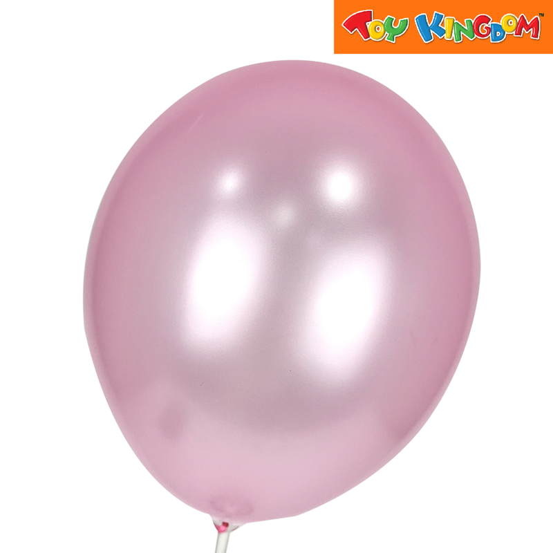 Pink 12 pcs 11 inch Plain Metallic Latex Balloons