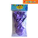 Purple 12 pcs 11 inch Plain Metallic Latex Balloons