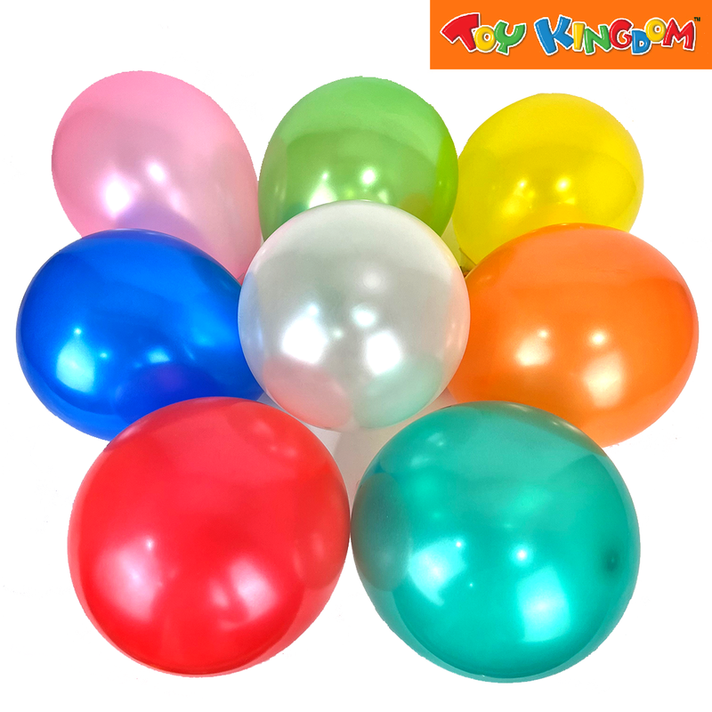 12 pcs 5 inch Plain Metallic Latex Balloons