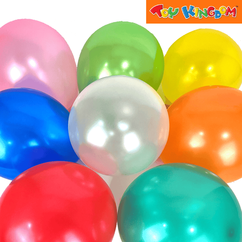 12 pcs 5 inch Plain Metallic Latex Balloons