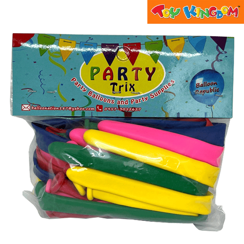 Assorted 10 pcs Long Balloons