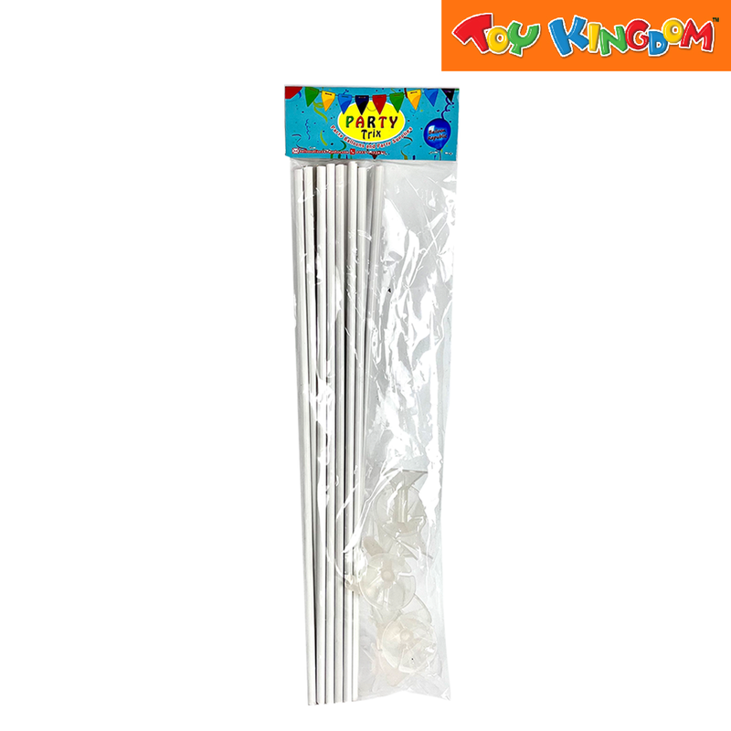 12 pcs Short Balloon Cap and Stick