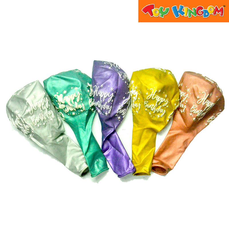 Assorted 3 pcs Chrome Printed Balloon