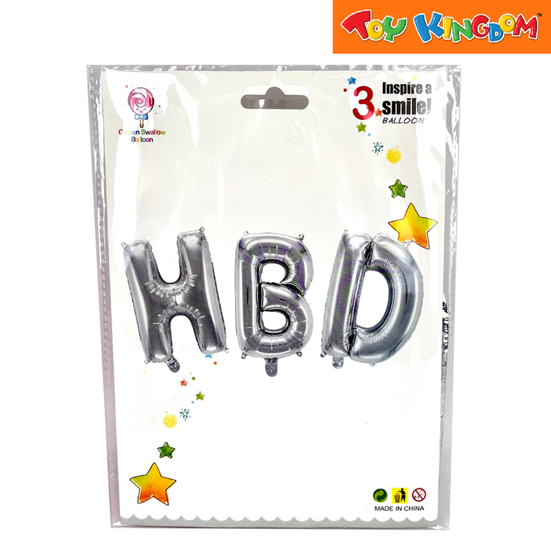 Letter HBD Foil Balloon