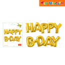 Happy B-Day Foil Balloon Set