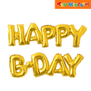 Happy B-Day Foil Balloon Set