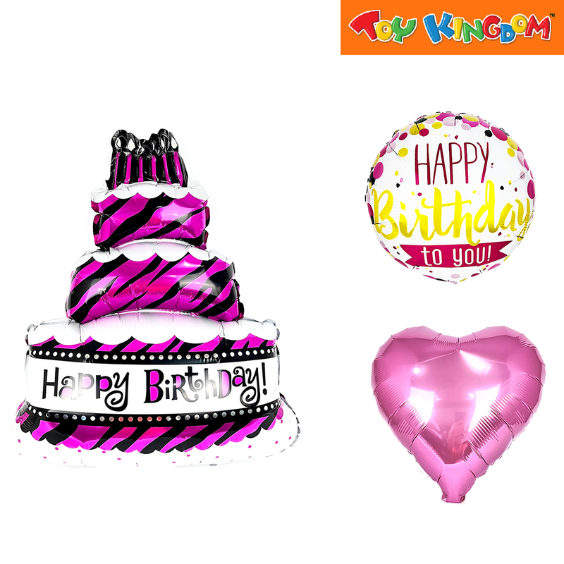 Cake 5-in-1 Foil Balloon Set