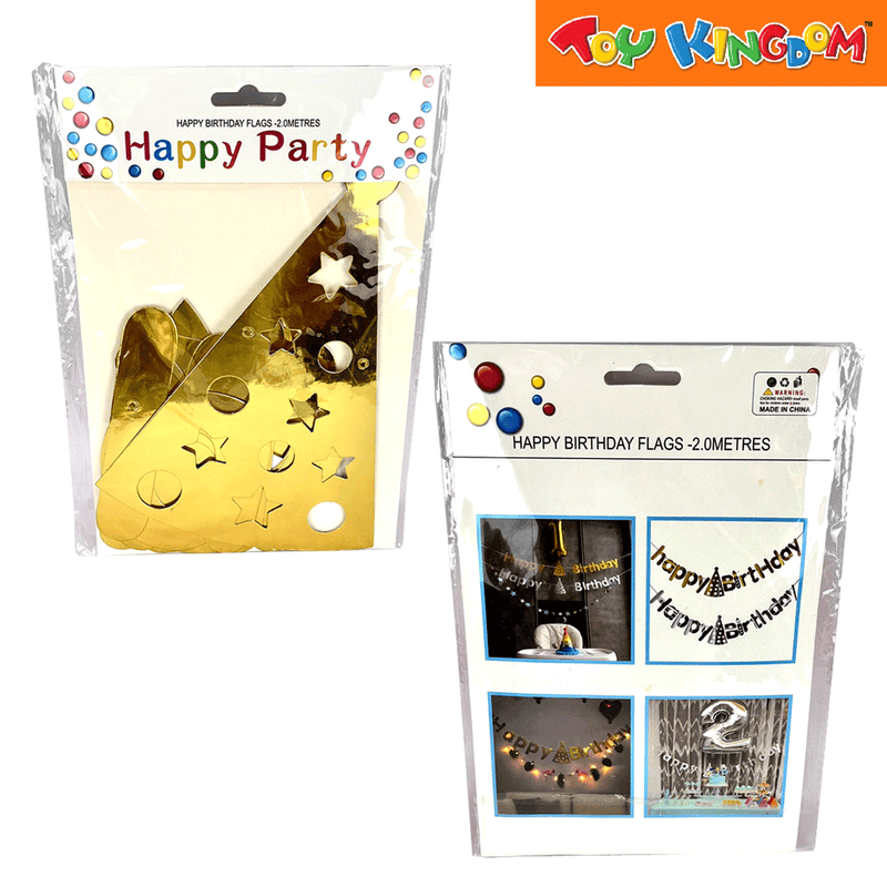 Happy Birthday Cut Out Banner