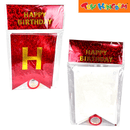 Red Happy Birthday Banner