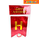 Red Happy Birthday Banner