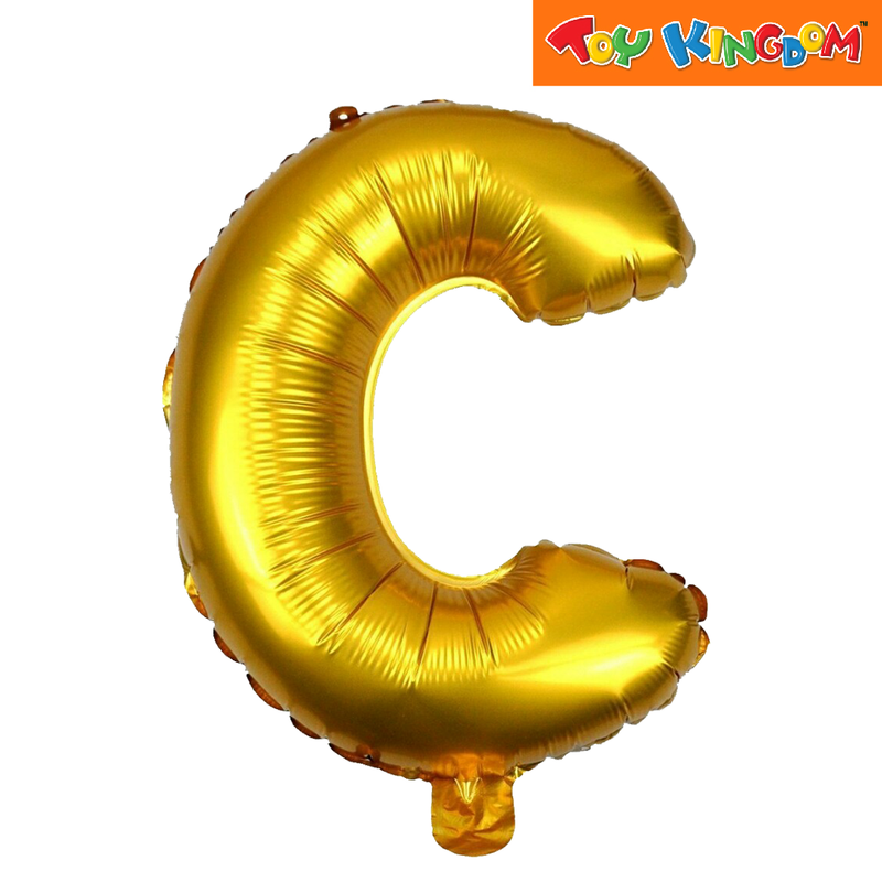 Gold Letter C Foil Balloon
