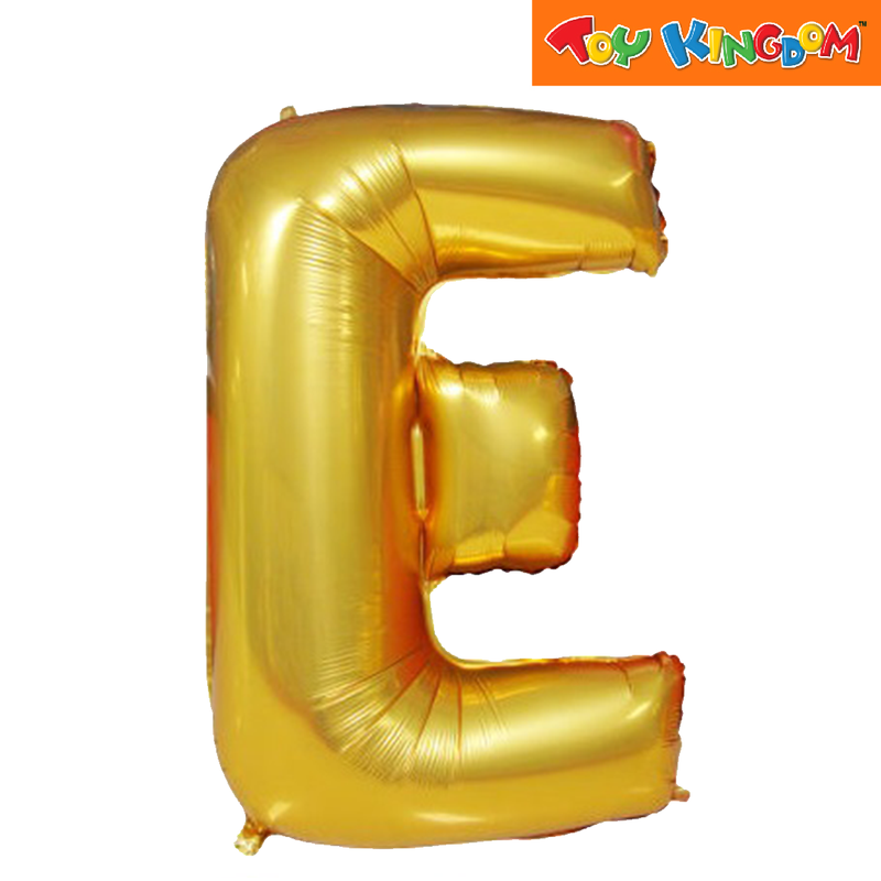 Gold Letter E Foil Balloon