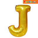 Gold Letter J Foil Balloon