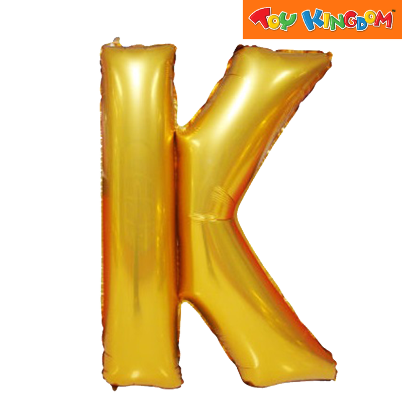 Gold Letter K Foil Balloon