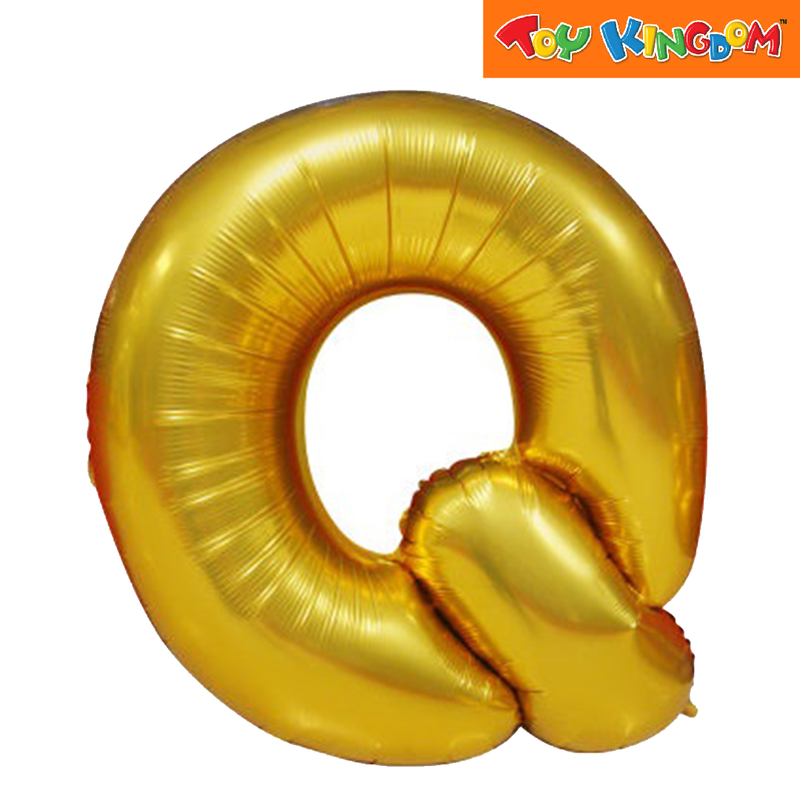 Gold Letter Q Foil Balloon