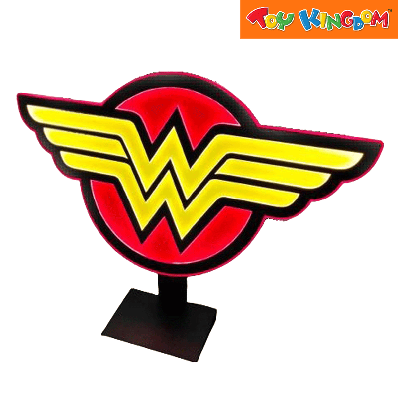 DC Comics Wonder Woman Led Wall Light with Pedestal for Table Standing