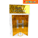 Gold Happy Birthday Banner