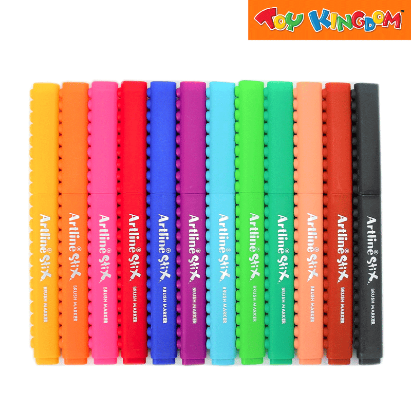 Artline Stix 12 pcs Brush Marker