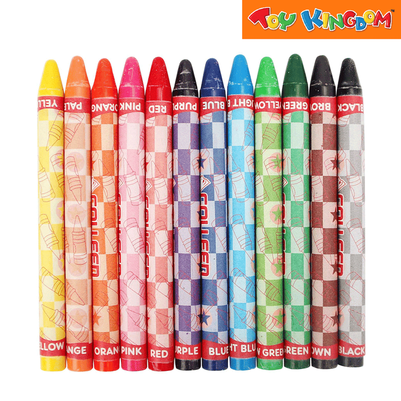 Colleen 12 Colors Crayon