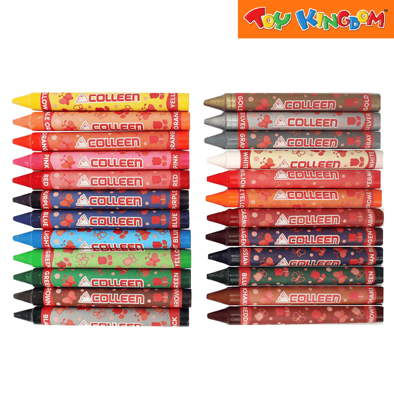 Colleen 24 Colors Jumbo Crayon