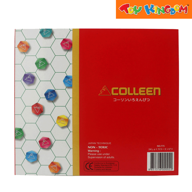 Colleen Hexagon Set 24 Colors Colored Pencils