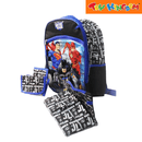 Justice League 14 inch Backpack Bag with 4pcs Accessories