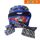 Justice League 14 inch Backpack Bag with 4pcs Accessories