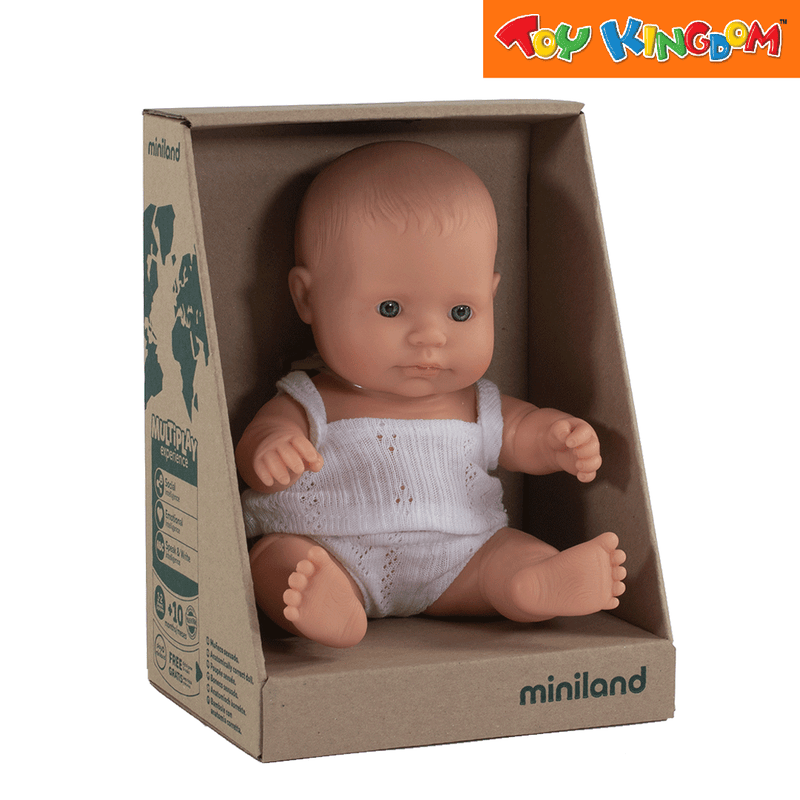Miniland Caucasian Boy 21 cm Baby Doll