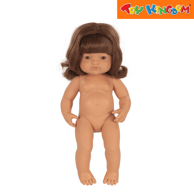 Miniland Caucasian Redhead Girl 38 cm Baby Doll
