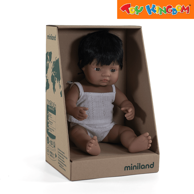 Miniland Hispanic Girl 38 cm Baby Doll