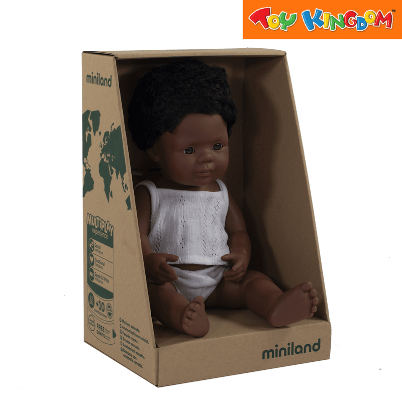 Miniland Afroamerican Boy Baby Doll