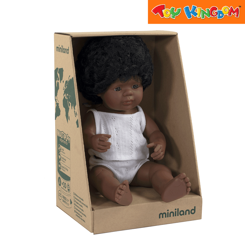 Miniland Afroamerican Girl Baby Doll