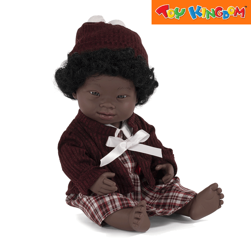 Miniland African Girl With Down Syndrome 38 cm Baby Doll