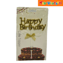 Happy Birthday Gold Cake Topper
