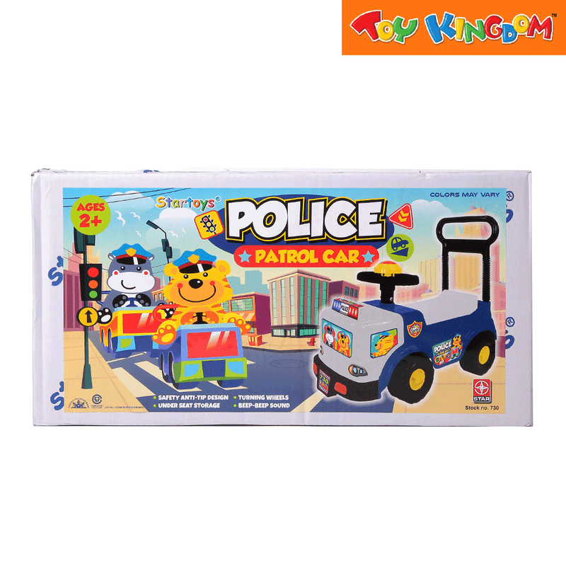 Police Patrol Kiddie Ride-On